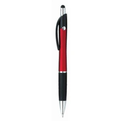 Souvenir® Metallic Emblem Stylus Pen (Q206311) -Qualityimprint Shop Q206311 red pens with logo 5