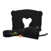 First Class Neck Pillow & Eye Mask Travel Set (Q207511) -Qualityimprint Shop Q207511 pillows with logo 1