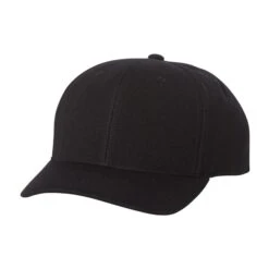 110® Cool & Dry Mini-Piqué Cap (Q213332) -Qualityimprint Shop Q213332 black caps with logo 4