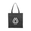 Small Convention Tote Bag (Q21459) -Qualityimprint Shop Q21459 black totebags withlogo beautyshot 1