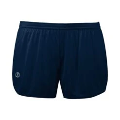 Holloway Women's PR Max Track Shorts (Q215222) -Qualityimprint Shop Q215222 navy shorts with logo 5