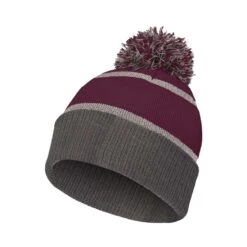 Holloway 8 1/2" Reflective Knit Beanie (Q226222) -Qualityimprint Shop Q226222 marooncarbon beanies with logo 4