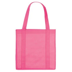 Reusable Grocery Tote Bag (Q226311) -Qualityimprint Shop Q226311 pink tote bags with logo 9