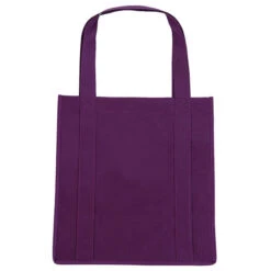 Reusable Grocery Tote Bag (Q226311) -Qualityimprint Shop Q226311 plum tote bags with logo 11
