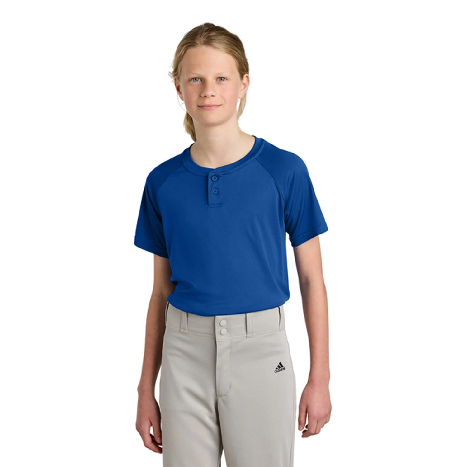 Sport-Tek® Youth PosiCharge® Competitor™ 2-Button Henley T-shirt (Q229922) 12 Sport-Tek® Youth PosiCharge® Competitor™ 2-Button Henley T-shirt (Q229922) - Image 12