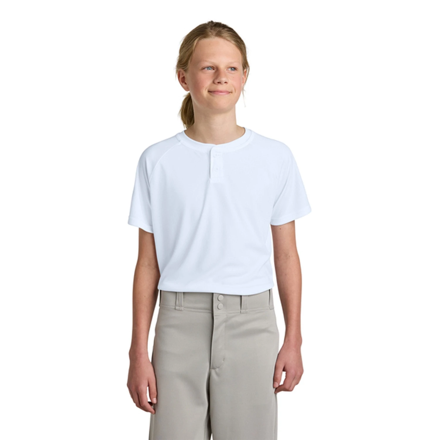 Sport-Tek® Youth PosiCharge® Competitor™ 2-Button Henley T-shirt (Q229922) 13 Sport-Tek® Youth PosiCharge® Competitor™ 2-Button Henley T-shirt (Q229922) - Image 13