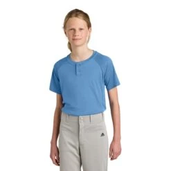 Sport-Tek® Youth PosiCharge® Competitor™ 2-Button Henley T-shirt (Q229922) 15 Sport-Tek® Youth PosiCharge® Competitor™ 2-Button Henley T-shirt (Q229922) -Qualityimprint Shop Q229922 blank sports shirts with logo 2