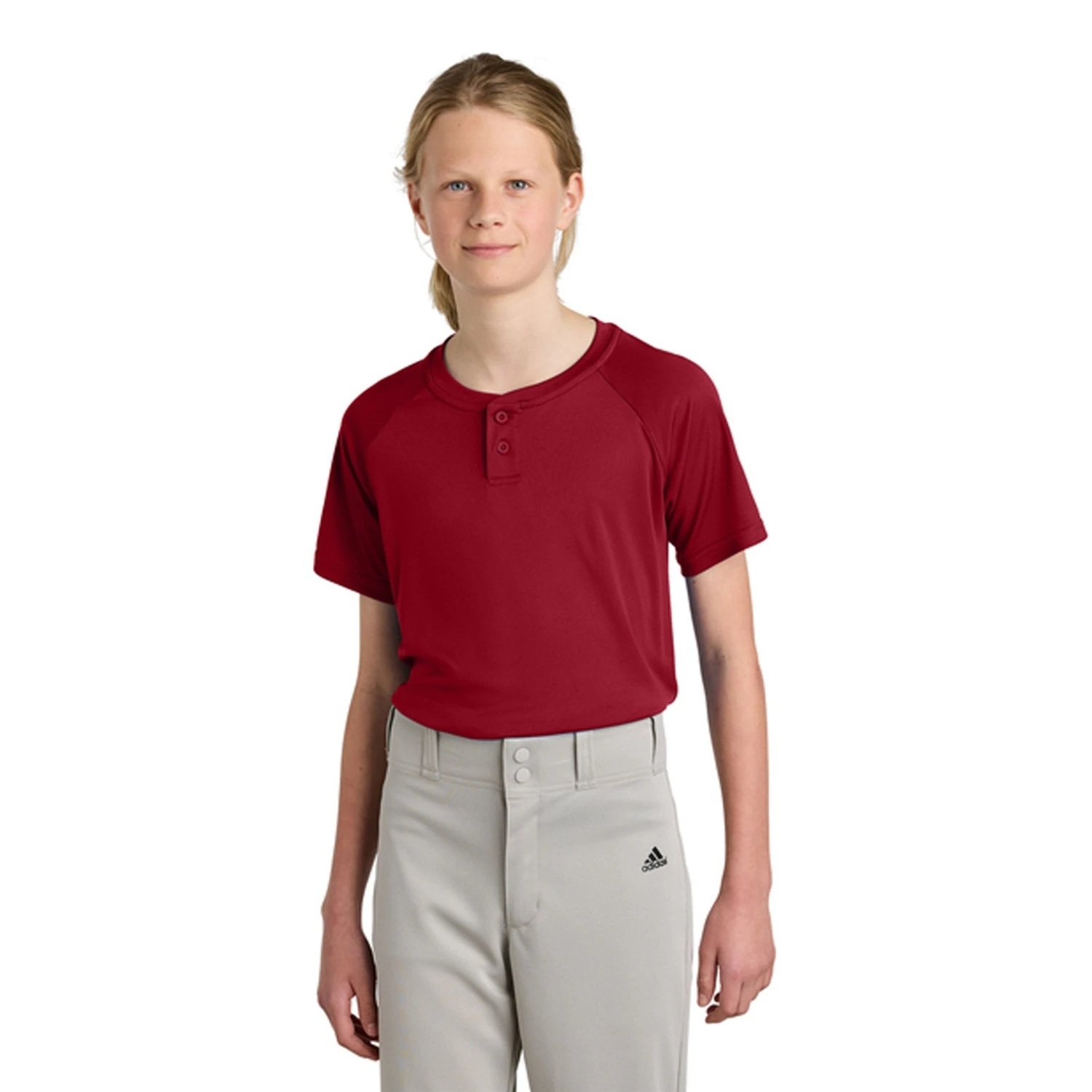 Sport-Tek® Youth PosiCharge® Competitor™ 2-Button Henley T-shirt (Q229922) 5 Sport-Tek® Youth PosiCharge® Competitor™ 2-Button Henley T-shirt (Q229922) - Image 5