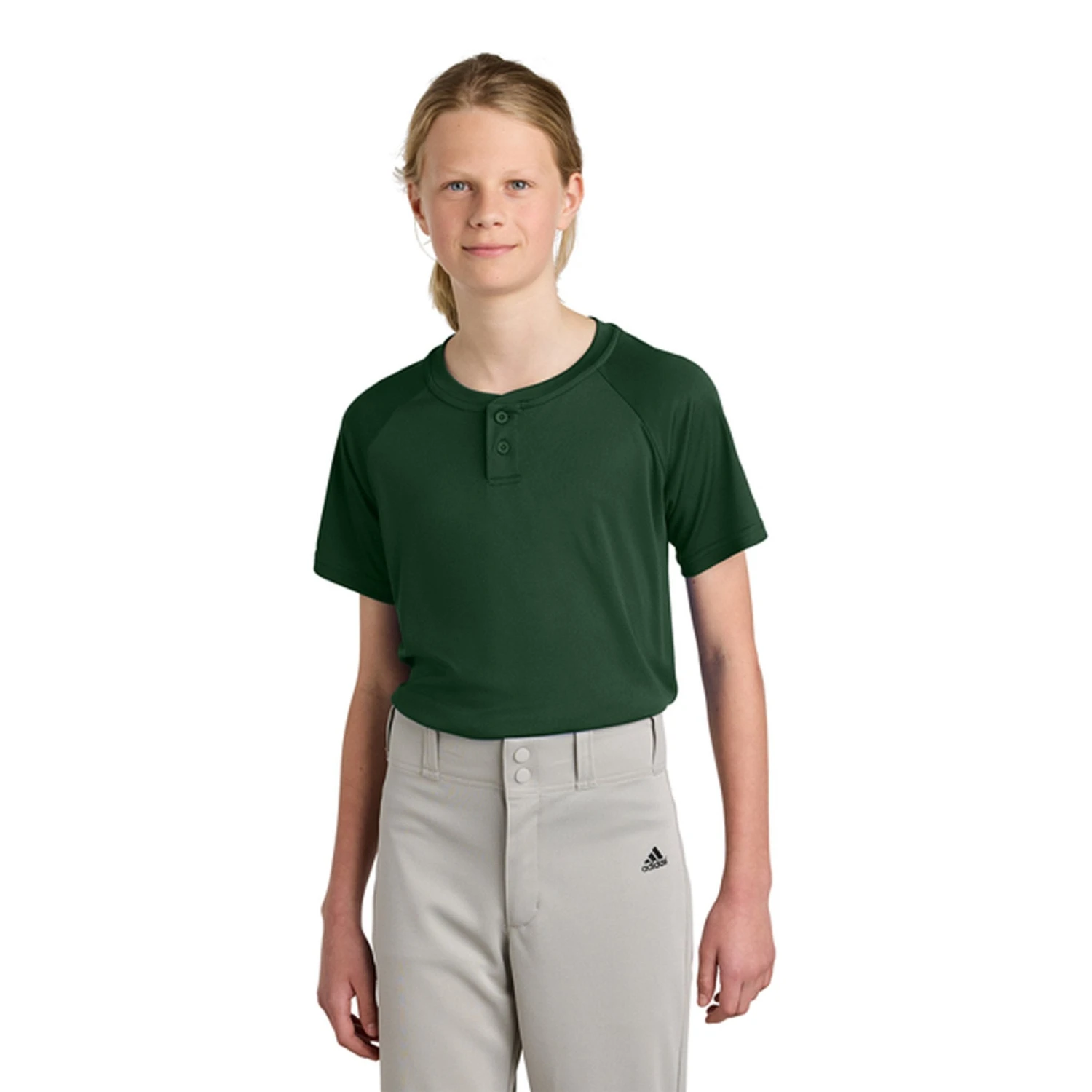 Sport-Tek® Youth PosiCharge® Competitor™ 2-Button Henley T-shirt (Q229922) 6 Sport-Tek® Youth PosiCharge® Competitor™ 2-Button Henley T-shirt (Q229922) - Image 6