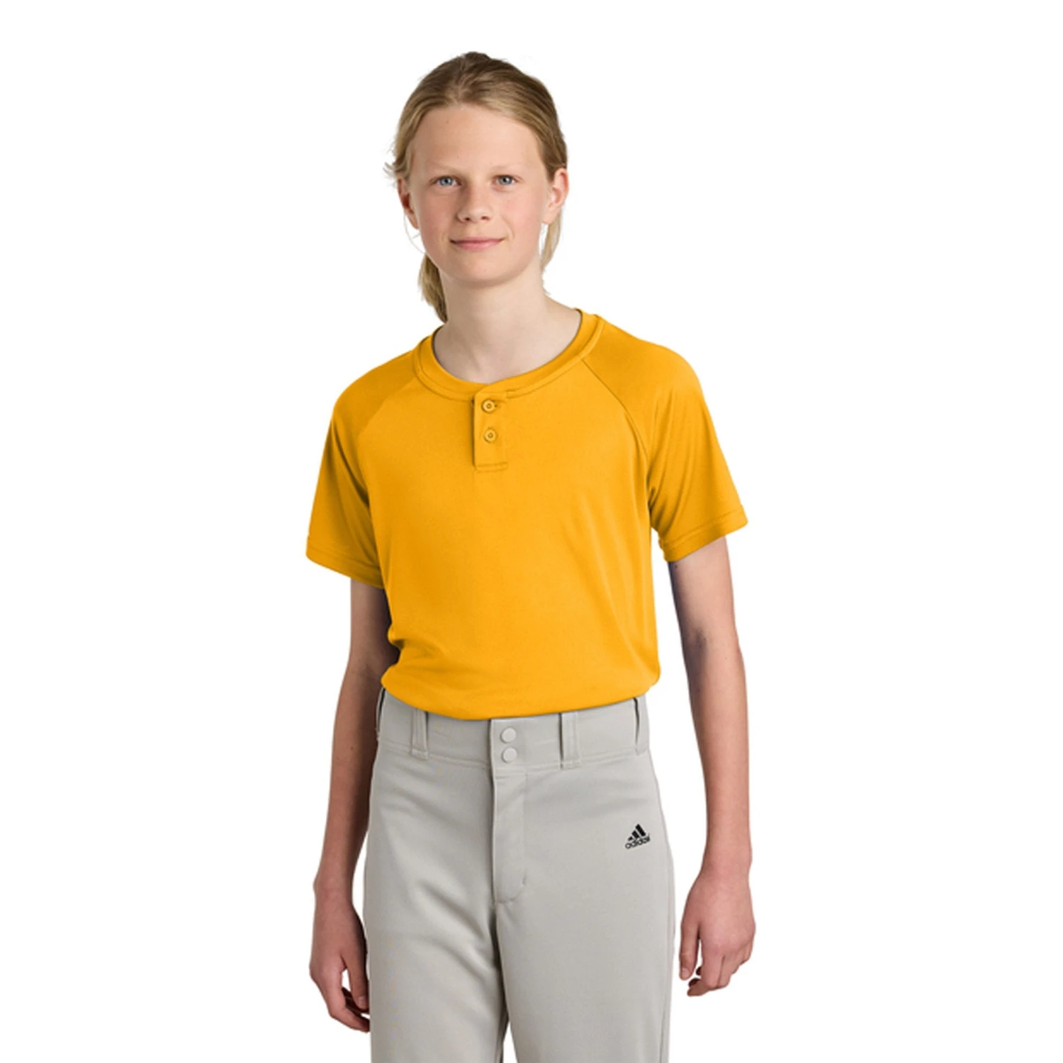 Sport-Tek® Youth PosiCharge® Competitor™ 2-Button Henley T-shirt (Q229922) 7 Sport-Tek® Youth PosiCharge® Competitor™ 2-Button Henley T-shirt (Q229922) - Image 7