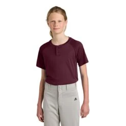 Sport-Tek® Youth PosiCharge® Competitor™ 2-Button Henley T-shirt (Q229922) 21 Sport-Tek® Youth PosiCharge® Competitor™ 2-Button Henley T-shirt (Q229922) -Qualityimprint Shop Q229922 blank sports shirts with logo 8