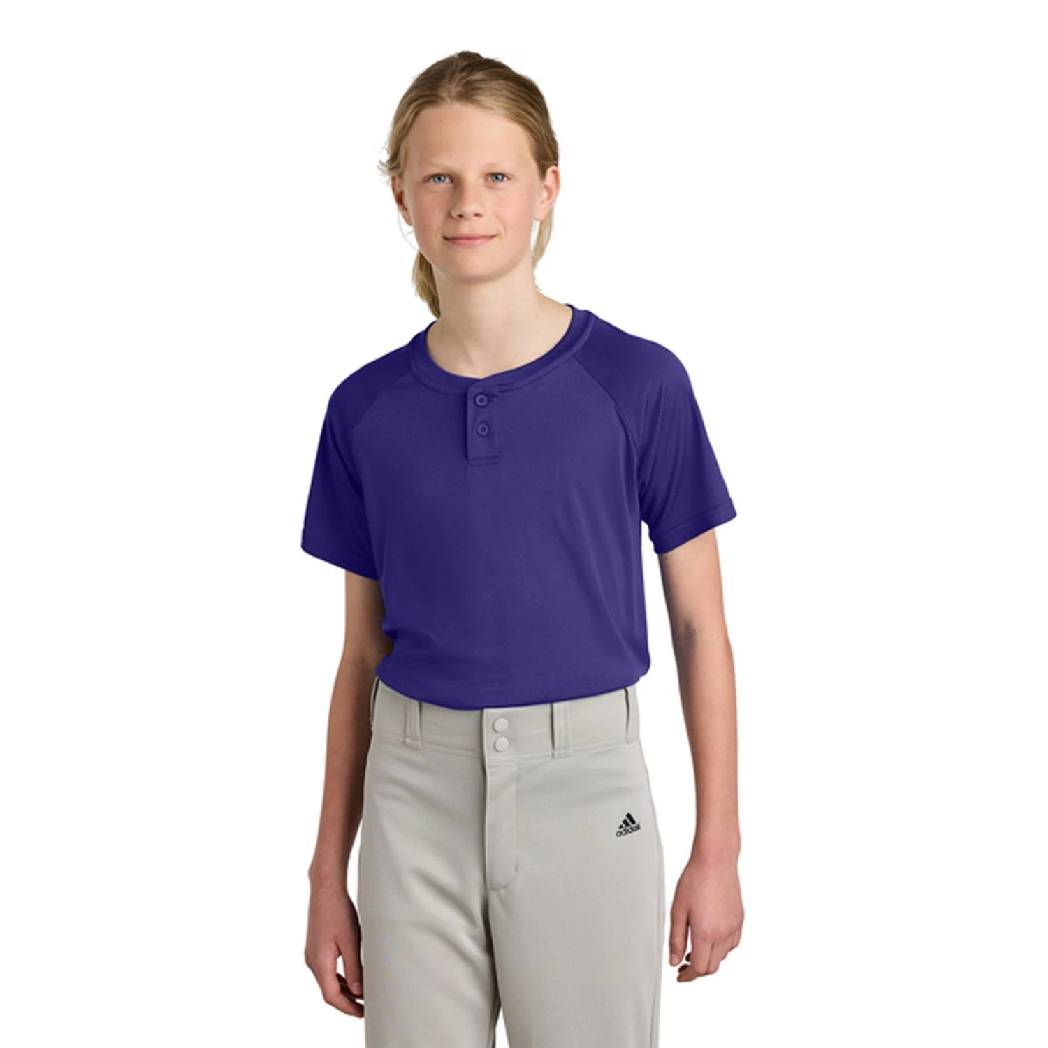 Sport-Tek® Youth PosiCharge® Competitor™ 2-Button Henley T-shirt (Q229922) 10 Sport-Tek® Youth PosiCharge® Competitor™ 2-Button Henley T-shirt (Q229922) - Image 10