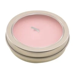 4 Oz. Aromatherapy Candle Tin (Q231211) -Qualityimprint Shop Q231211 pink candles with your logo 4