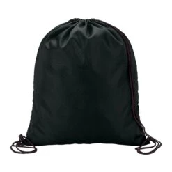 Drawstring Bag (210D Poly) (Q242311) -Qualityimprint Shop Q242311 black blank drawstringbags withlogo 9