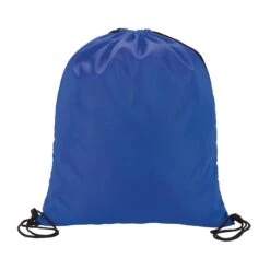 Drawstring Bag (210D Poly) (Q242311) -Qualityimprint Shop Q242311 blue blank drawstringbags withlogo 6