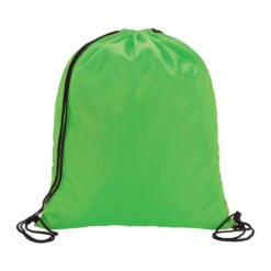 Drawstring Bag (210D Poly) (Q242311) -Qualityimprint Shop Q242311 lime blank drawstringbags withlogo 5