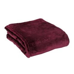 Ultra-Plush Mink Touch Blanket (Q244311) -Qualityimprint Shop Q244311 burgundy blank blankets withlogo 4