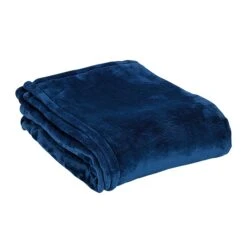 Ultra-Plush Mink Touch Blanket (Q244311) -Qualityimprint Shop Q244311 navy blank blankets withlogo 6