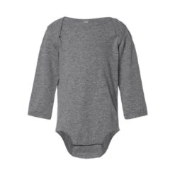 Rabbit Skins Infant Fine Jersey Long Sleeve Bodysuit (Q252332) 27 Rabbit Skins Infant Fine Jersey Long Sleeve Bodysuit (Q252332) -Qualityimprint Shop Q252332 granite onesies with logo 9