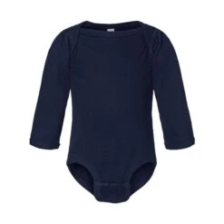 Rabbit Skins Infant Fine Jersey Long Sleeve Bodysuit (Q252332) 30 Rabbit Skins Infant Fine Jersey Long Sleeve Bodysuit (Q252332) -Qualityimprint Shop Q252332 navy onesies with logo 12