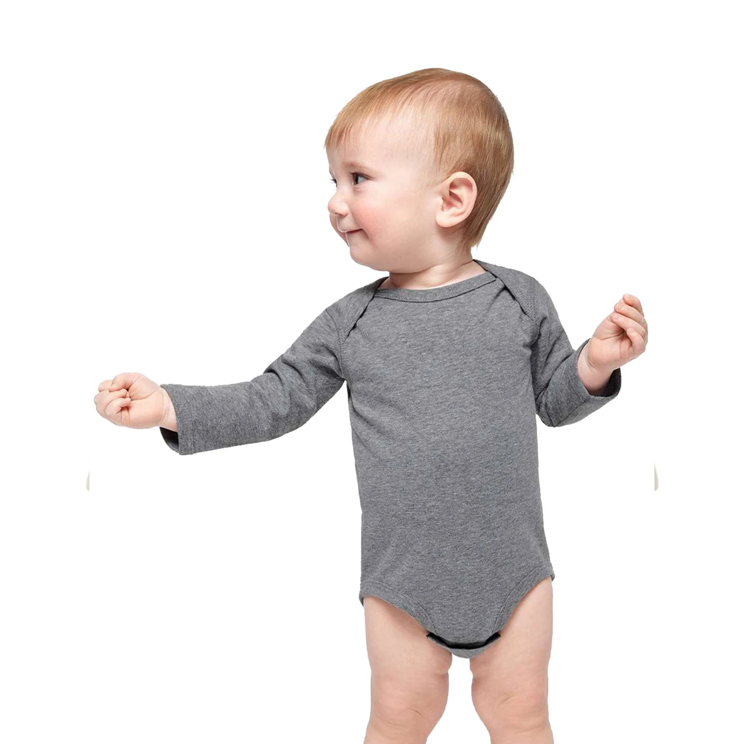 Rabbit Skins Infant Fine Jersey Long Sleeve Bodysuit (Q252332) 1 Rabbit Skins Infant Fine Jersey Long Sleeve Bodysuit (Q252332)