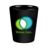 2 Oz. Black Ceramic Shot Glass (Q256222)