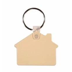 House Key Fob (Q257611) -Qualityimprint Shop Q257611 beige keychains with logo 8