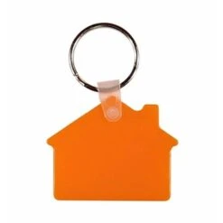 House Key Fob (Q257611) -Qualityimprint Shop Q257611 orange keychains with logo 4