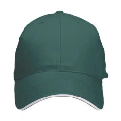Pro-Lite Deluxe II Caps With Sandwich Visor (Q263711) -Qualityimprint Shop Q263711 forestgreen forestgreen stone caps with logo 3