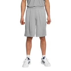 Sport-Tek® PosiCharge® Competitor™ Short (Q264011) -Qualityimprint Shop Q264011 Silver Shorts with logo 1