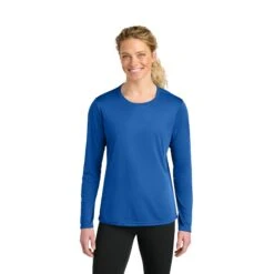 A4 Women's Cooling Performance Long Sleeve Tee (Q264332) -Qualityimprint Shop Q264332 royal long sleeve t shirts with logo 5