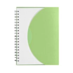 Spiral Notebook (5.50" W X 7" H) (Q269311) -Qualityimprint Shop Q269311 lime notebooks with logo 5