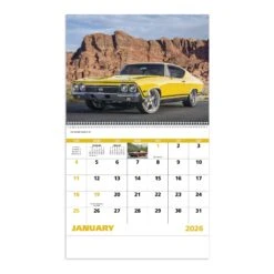 Muscle Thunder - Spiral (Q269811) 6 Muscle Thunder - Spiral (Q269811) -Qualityimprint Shop Q269811 white month blank calendars withlogo 3