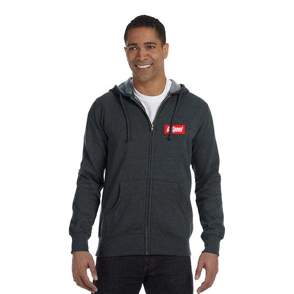 Econscious Men's Organic Heathered Fleece Full-Zip Hoodies (Q274811)
