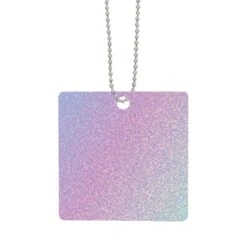 Acrylic Charm With Chain - Square (Q281122) -Qualityimprint Shop Q281122 necklaces with logo 3