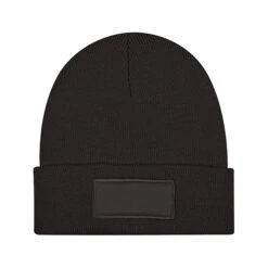 Eco Beanie (Q282122) -Qualityimprint Shop Q282122 front black beanies with logo 9