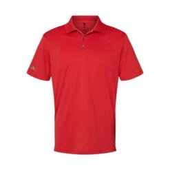 Adidas Men's Performance Polo (Q293332) -Qualityimprint Shop Q293332 collegiatered polo shirts with logo 8