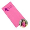 Huggle Polyester One-Color Neck Gaiters (Q294322) -Qualityimprint Shop Q294322 pink neckgaiters withlogo beautyshot 1
