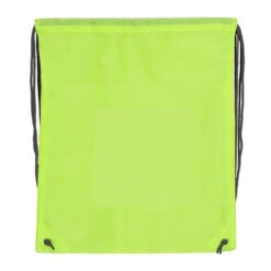 Ventoux 210D Polyester Drawstring Cinch Backpacks - Silkscreen (Q295711) -Qualityimprint Shop Q295711 lime green drawstring bags with logo 4