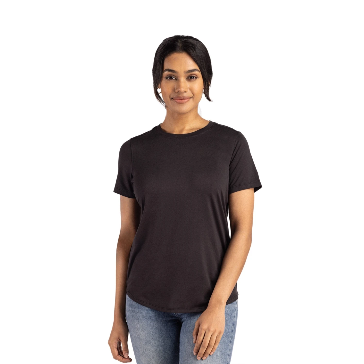 Cutter & Buck Coastline Epic Comfort Womens Short Sleeve Tee (Q304332) 1 Cutter & Buck Coastline Epic Comfort Womens Short Sleeve Tee (Q304332)