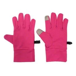 Touchscreen Spandex Gloves (Q309511) 15 Touchscreen Spandex Gloves (Q309511) -Qualityimprint Shop Q309511 tropical pink gloves with logo 5