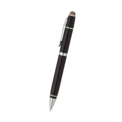 Aluminum Twist-Action Stylus Pen (Q322311) -Qualityimprint Shop Q322311 black blank stylus withlogo 3