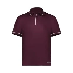 Holloway CoolCore® Polo (Q325222) -Qualityimprint Shop Q325222 maroonwhite polo shirts with logo 10