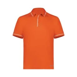 Holloway CoolCore® Polo (Q325222) -Qualityimprint Shop Q325222 orangewhite polo shirts with logo 12