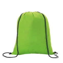 Non-Woven Drawstring Backpack (Q327311) -Qualityimprint Shop Q327311 8 limegreen