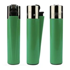 Clipper Lighters (Q328811) -Qualityimprint Shop Q328811 green lighters with logo 2