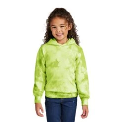 Port & Company® Youth Crystal Tie-Dye Pullover Hoodie (Q330922) -Qualityimprint Shop Q330922 blank hoodies with logo 5