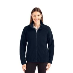 Cutter & Buck Cascade Eco Fleece Womens Full Zip Jacket (Q334332) -Qualityimprint Shop Q334332 navyblue jackets with logo 5 bc3d7ffe f648 47d2 b166 c0b758247756
