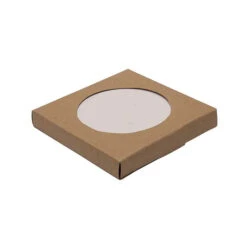 Round Two Coaster Set (Q345922) -Qualityimprint Shop Q345922 naturalcream side coasters with logo 4