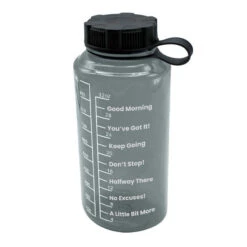 Encouragement Water Bottle (Q365322) -Qualityimprint Shop Q365322 gray water bottles with logo 3